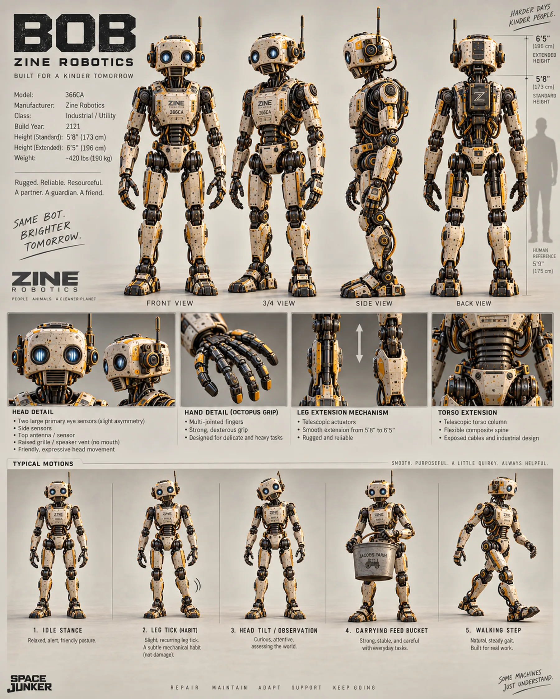 366CA industrial workbot specification sheet